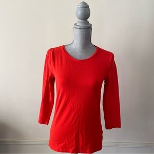 JONES NEW YORK SIGNATURE 3/4 SLEEVE TOP SIZE SMALL 🌟EUC🌟